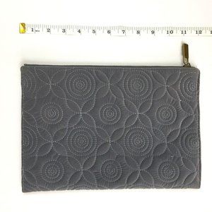 Anthropologie Deux Lux blue velvet clutch